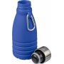 Siliconen opvouwbare drinkfles Erin 550 ml kobaltblauw