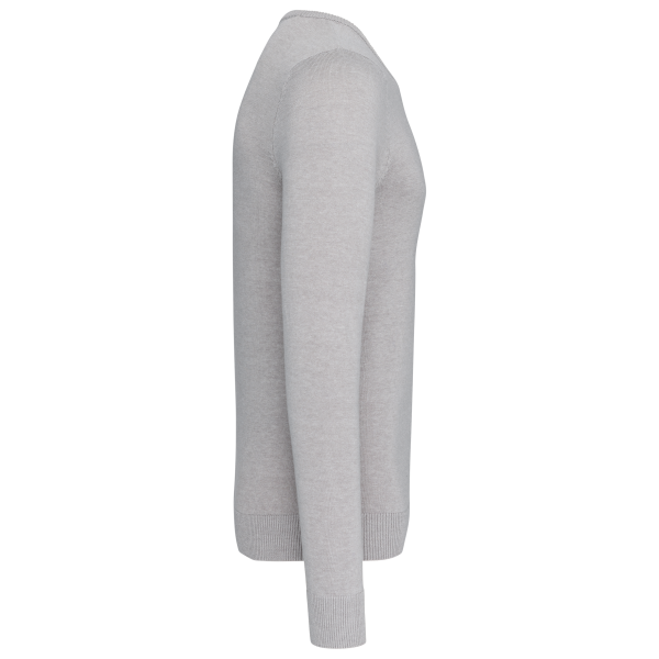 Herenpullover met ronde hals Grey Melange XXL Herenpullover met ronde hals Grey Melange XXL