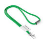 Polyester 2-kleurige koord-lanyard met full color label