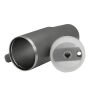 DRINK DELUXE - Vacuüm drinkbeker grijs DRINK DELUXE - Vacuüm drinkbeker grijs