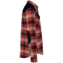 Geruit overshirt met zakken Red / Dark Beige Checked / Black M