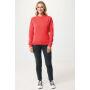 IQONIQ Zion gerecycled katoen sweater, luscious red (XXXL)