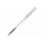 Balpen Nash metal tip transparant - Transparant Wit