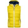 Ladies' Maritime Vest sun-yellow/white XXL