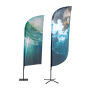 Beach Flag Alu Wind 415 cm Totale Hoogte met Print Beach Flag Alu Wind 415 cm Totale Hoogte met Print