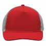 5-panel baseballcap UP TO DATE grijs, rood