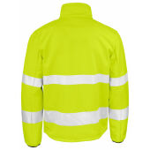 1202 Hi-vis softshell jacket geel xs