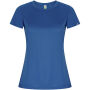 Imola sportshirt met korte mouwen voor dames - Koningsblauw - S