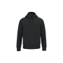Ecologische uniseks sweater met capuchon Black XXL