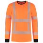 T-shirt RWS Revisible Lange Mouw 103702 Fluor Orange 3XL