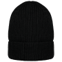 Ecologische uniseks muts van merinoswol Black One Size