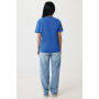 IQONIQ Yala dames lichtgewicht gerecycled katoen t-shirt, royal blue (L)