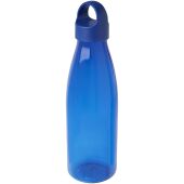 Bergen 800 ml waterfles van gerecycled plastic - Koningsblauw
