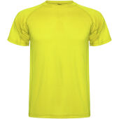 Montecarlo sportshirt met korte mouwen voor heren - Fluor Yellow - 3XL