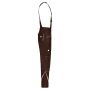Workwear Pants with Bib - COLOR - brown/stone 44