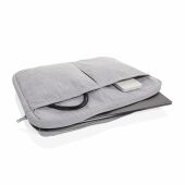 Laluka AWARE™ gerecycled katoenen 15,6 inch laptophoes, grijs