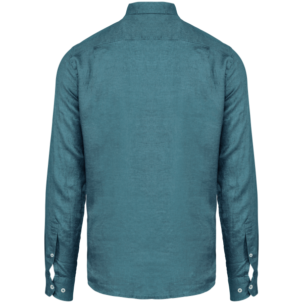 Chemise en lin homme Adriatic Blue XS Chemise en lin homme Adriatic Blue XS