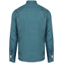 Linnen herenoverhemd Adriatic Blue XS Linnen herenoverhemd Adriatic Blue XS