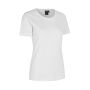 Interlock T-shirt | dames - Wit, S