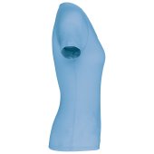 Dames sport-T-shirt V-hals Sky Blue L