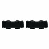 STABIL - Set van 2 sport-kniebandages - Zwart