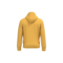 Ecologische uniseks sweater met capuchon Sun Yellow XXS