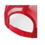 HALF MESH TRUCKER, BLACK/CLASSIC RED, One size, BEECHFIELD