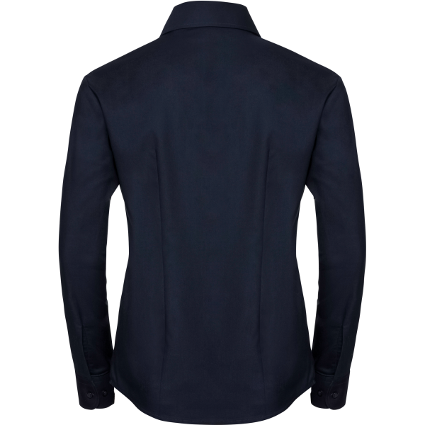 Ladies' Long Sleeve Easy Care Oxford Shirt Bright Navy 4XL Ladies' Long Sleeve Easy Care Oxford Shirt Bright Navy 4XL