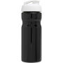 H2O Active® Base 650 ml sportfles met flipcapdeksel - Zwart/Wit
