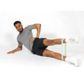 4-delige elastische fitnessbanden in etui, zwart