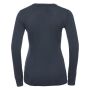 RUS Ladies V-Neck Knitted Pullover, French Navy, XXS