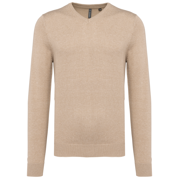 Pull col V homme Beige heather 3XL Pull col V homme Beige heather 3XL