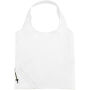 Bungalow opvouwbare polyester boodschappentas 7L - Wit