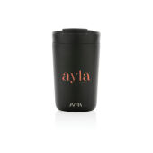 Avira Alya RCS gerecycled roestvrijstalen beker 300ML, zwart