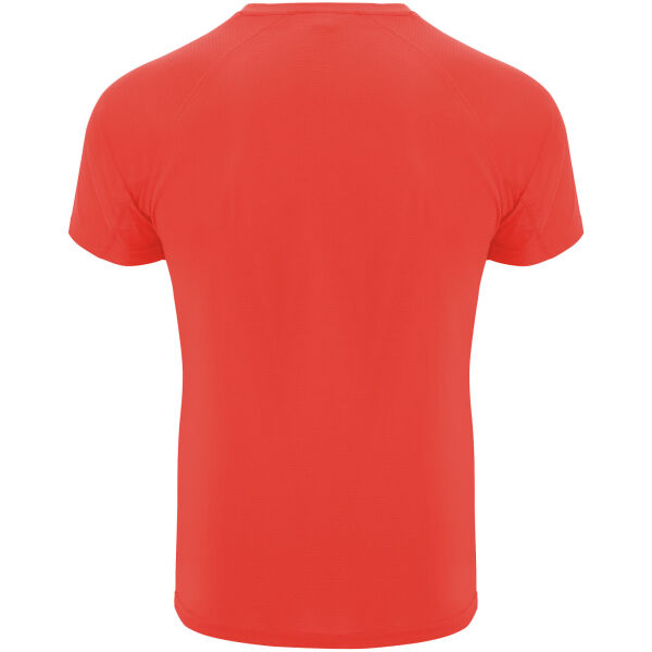 Bahrain short sleeve kids sports t-shirt - Fluor Coral - 12