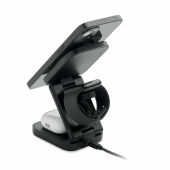 SATELIT - 3-in-1 opvouwbaar laadstation - Zwart