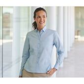LADIES' LONG SLEEVED 'COTTON FEEL' COOLPLUS® SHIRT, WHITE, 3XL, HENBURY LADIES' LONG SLEEVED 'COTTON FEEL' COOLPLUS® SHIRT, WHITE, 3XL, HENBURY