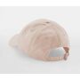 JUNIOR LOW PROFILE 6 PANEL DAD CAP, PEACH, One size, BEECHFIELD