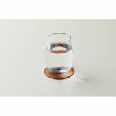 POSA - Ronde onderzetter in PU - Bruin POSA - Ronde onderzetter in PU - Bruin