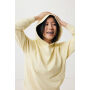 IQONIQ Yengo recycled katoen hoodie met steekzakken, cream yellow (L)