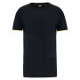T-shirt Day To Day korte mouwen Black / Yellow 3XL
