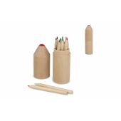 Premium houten kleurpotlodenset  - Natuur