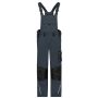 Workwear Pants with Bib - STRONG - GRS carbon/black 98