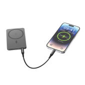 Urban Vitamin Marin 5000mAh magnetic 15W wireless powerbank, zwart