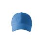 Cap unisex 6P azure blue adjustable
