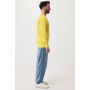 IQONIQ Etosha lichtgewicht gerecycled katoen sweater, geel (S)