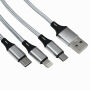 Oplaadkabel CHARGE DISTANCE zilver
