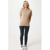Iqoniq Yosemite gerecycled katoen pique polo, heather brown (XXS)