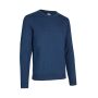 SEVEN SEAS The knit | o-neck - Blauw gemêleerd, 3XL