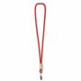 Polyester koord-keycord met bamboe plaatje